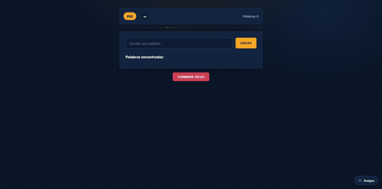 A match in progress with the PRE prefix active